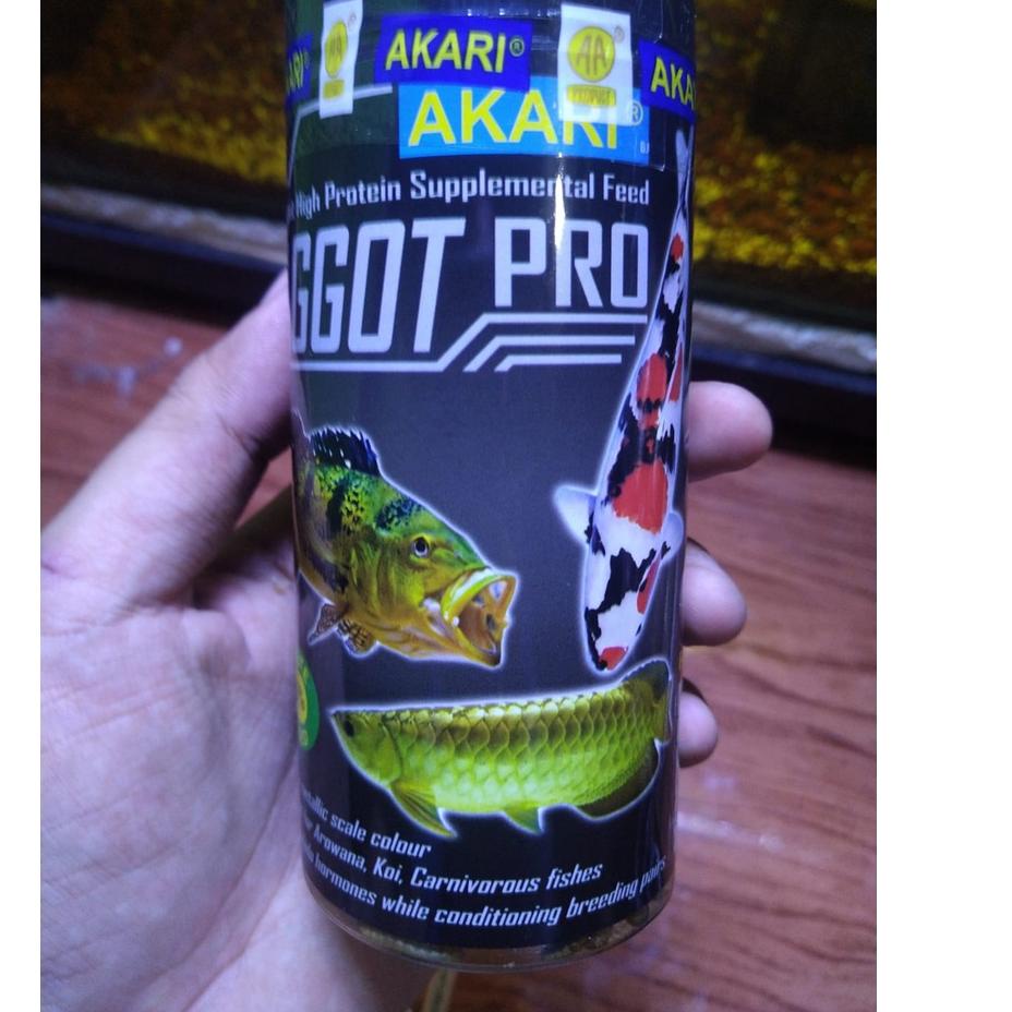 [KODE PRODUK RFNQM3470] AKARI Maggot Magot PRO RED Udang Kering SUPER Standar Repack 10gr 25gr 50gr 