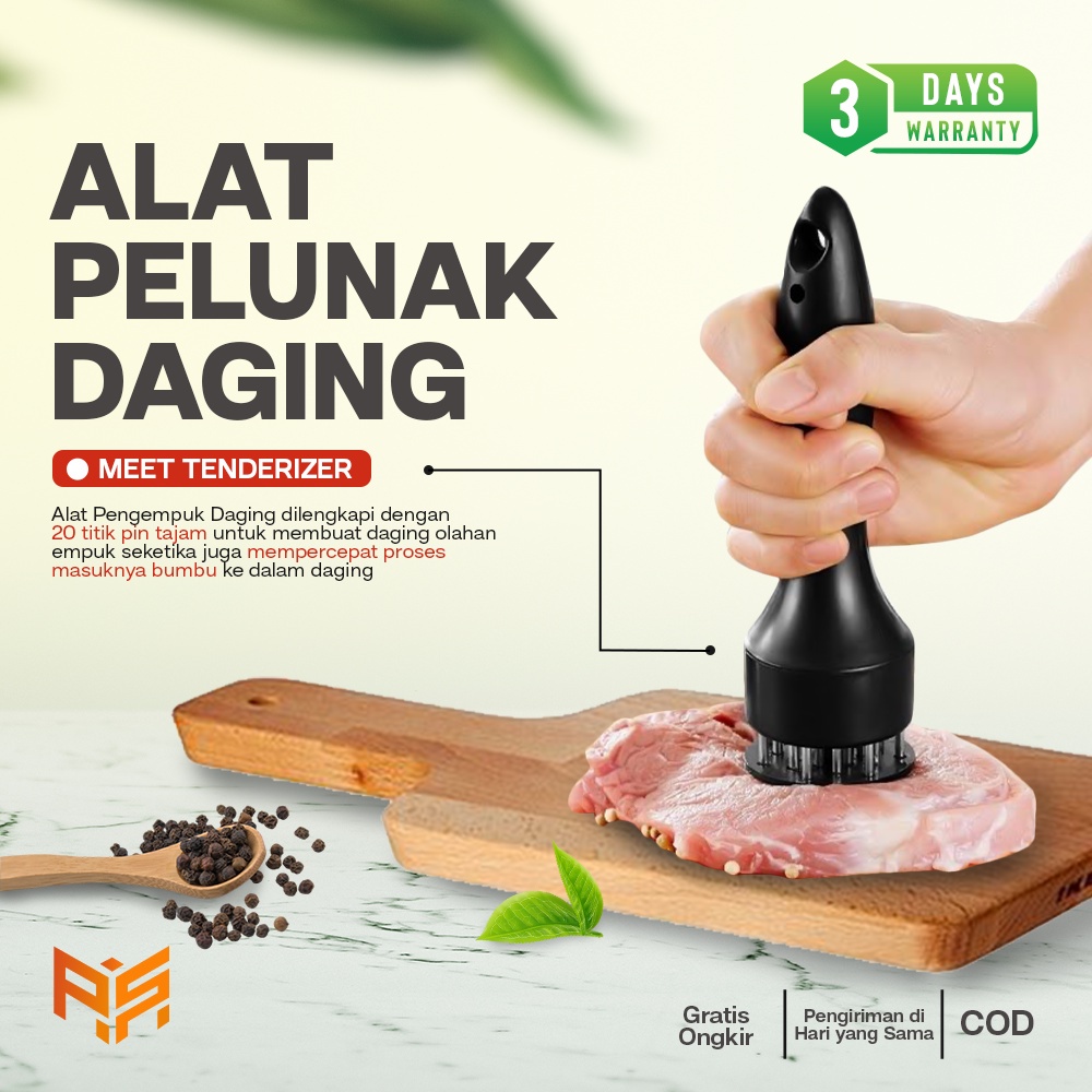 Alat Pelunak Daging Alat Tusuk Pengempuk Daging Meat Tenderizer