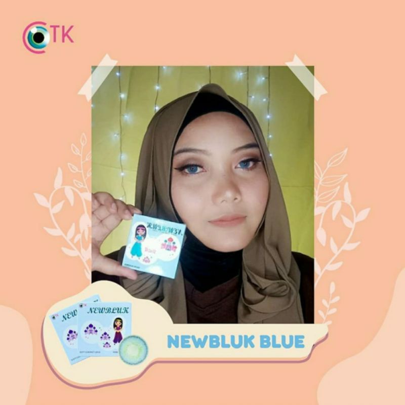 Softlens Warna NEWBLUK 15 MM  / Soflen Soflens Warna NEW BLUK