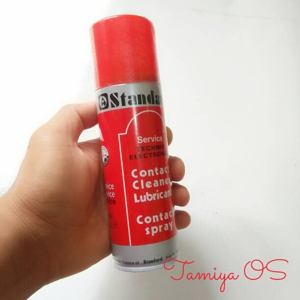 Contact Cleaner, Lubricant, Pelumas Dinamo Contact Spray Merk Standard isi 200 ml