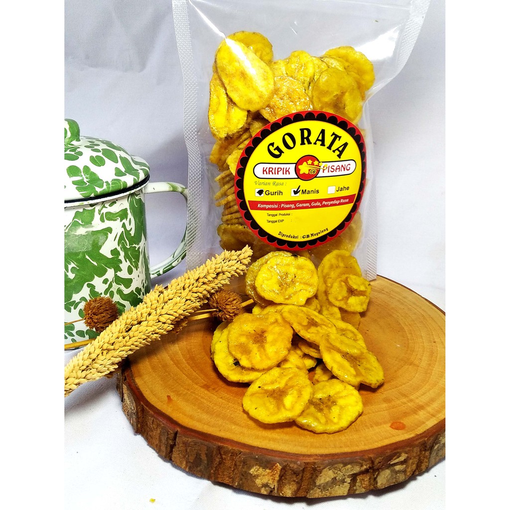 

Keripik Pisang Manis / Keripik Pisang Gurih 150gr