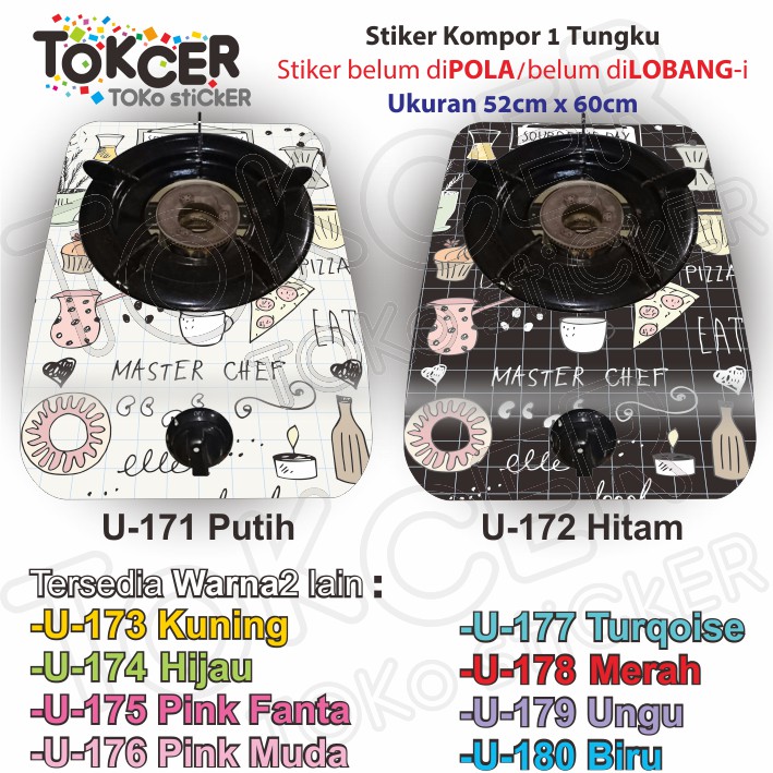  Stiker  Kompor  1 Tungku MASTERCHEF Shopee  Indonesia