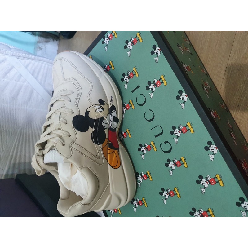 sepatu sneaker gucci mickey size 41