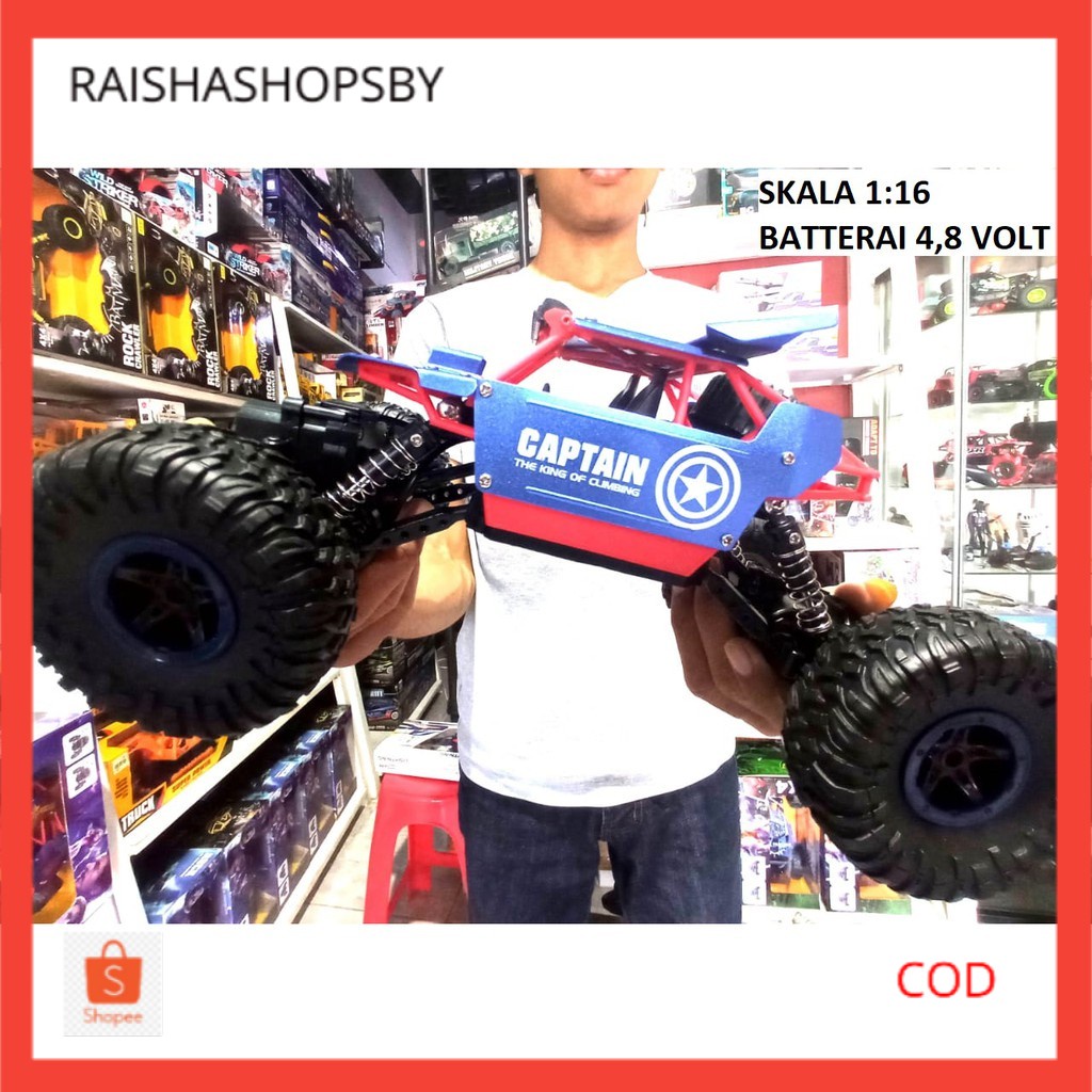 MOBIL REMOT ROCK CRAWLER OFFROAD DRONE 2WD 4WD 6WD l BAYAR DITEMPAT l FREE BUBBLE 1X GULUNG