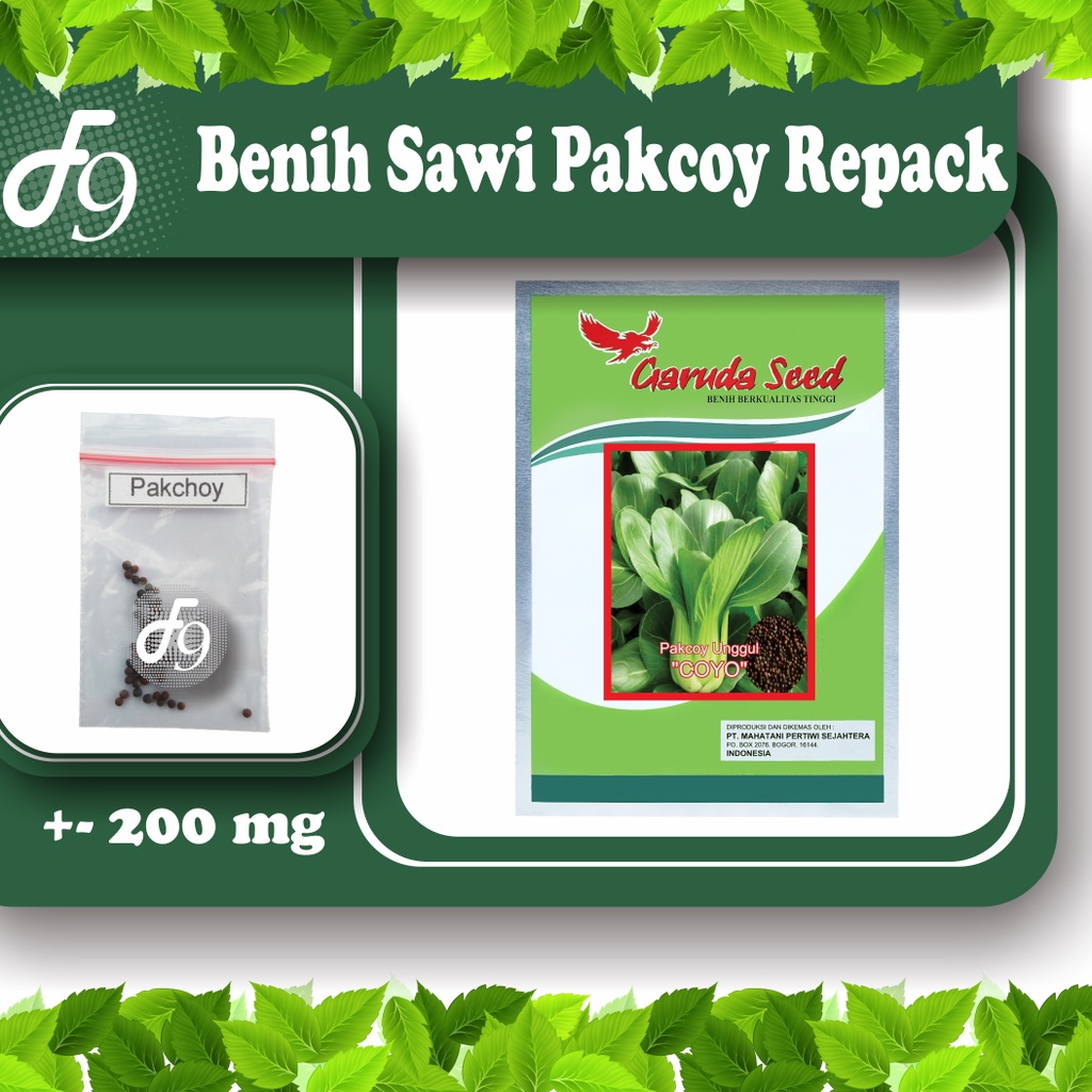 Benih Bibit Pakchoy pakcoy pokcoy Murah Repack Seribuan