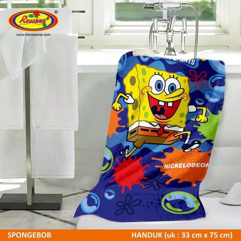 [BEST SELLER] ROSANNA HANDUK KARAKTER ANAK JUMBO UKURAN 50x100cm HK DORAEMON TAYO-Multi Warna Kecil