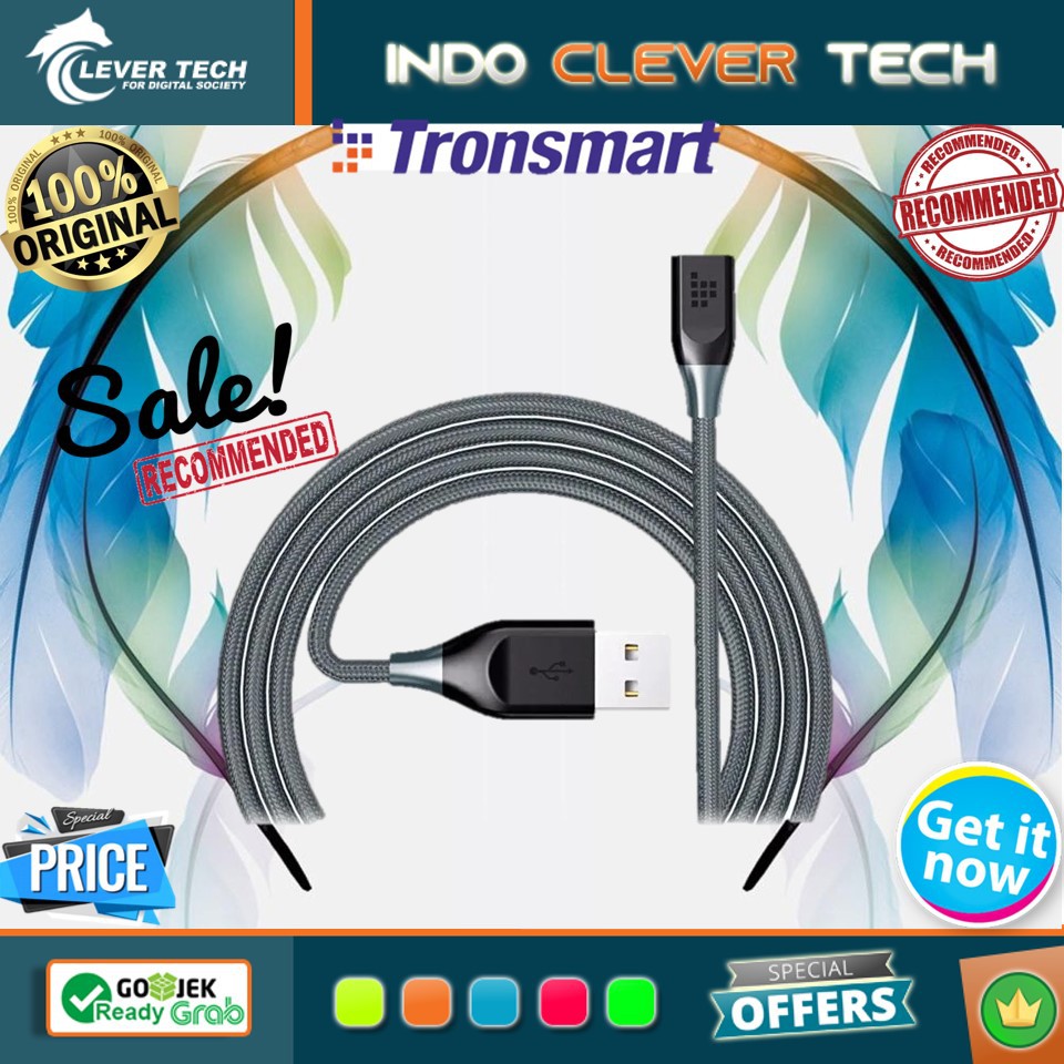 Tronsmart 19AWG Double Braided Lightning Cable 1.2M(4ft) [LTA14]