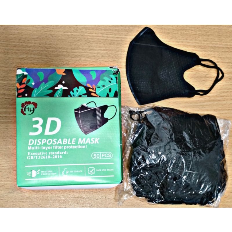 MASKER DUCKBILL GARIS 1 ISI 50PCS 3PLY FACE MASK IMPORT PREMIUM TERMURAH TEBAL (NO BOX)