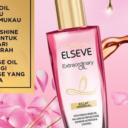 ☈ LOREAL Paris Extraordinary Oil Pink Hair Serum 100 ml ⅎ
