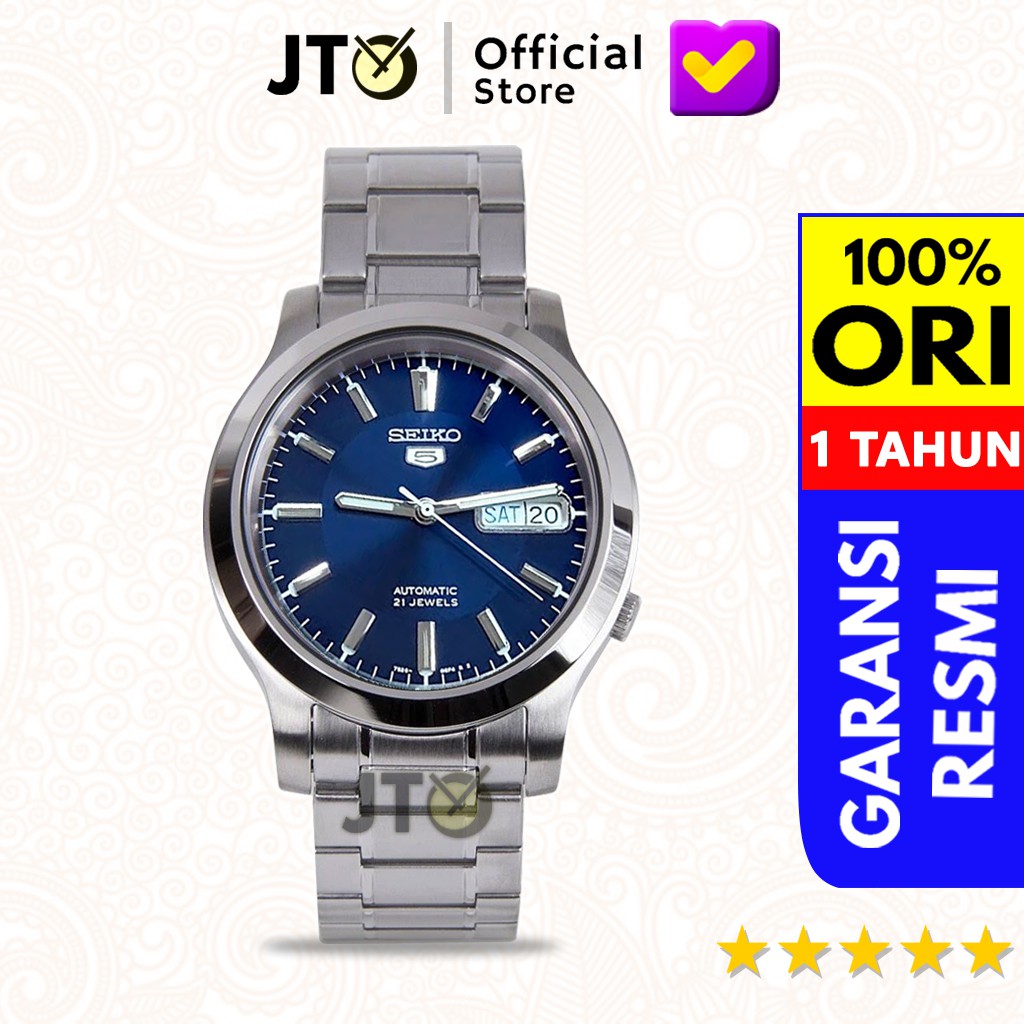 JAM TANGAN SEIKO ORIGINAL PRIA AUTOMATIC ARLOJI COWOK PREMIUM OTOMATIS ANTI AIR KADO ULANG TAHUN S1