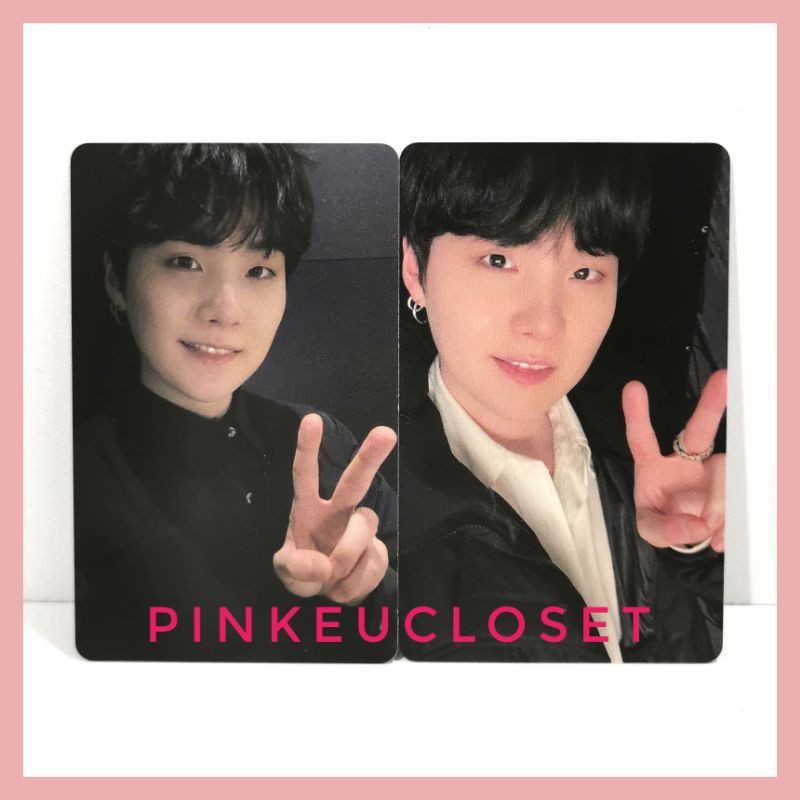 [READY] BTS LUCKY DRAW PHOTOCARD BE DELUXE GRAMMY SUGA YOONGI JK SOUNDWAVE / M2U