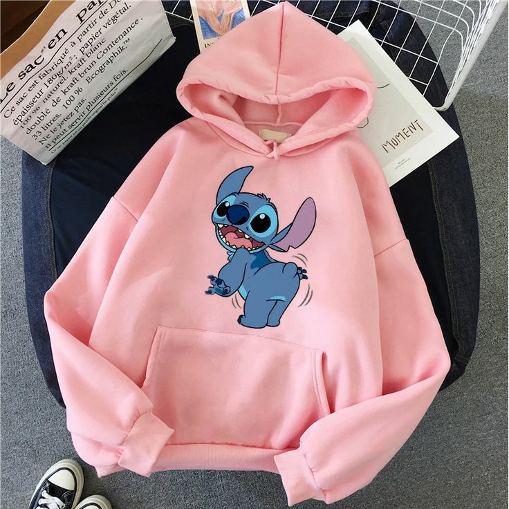 Hoodie Jumper Lilo Stitch Unisex