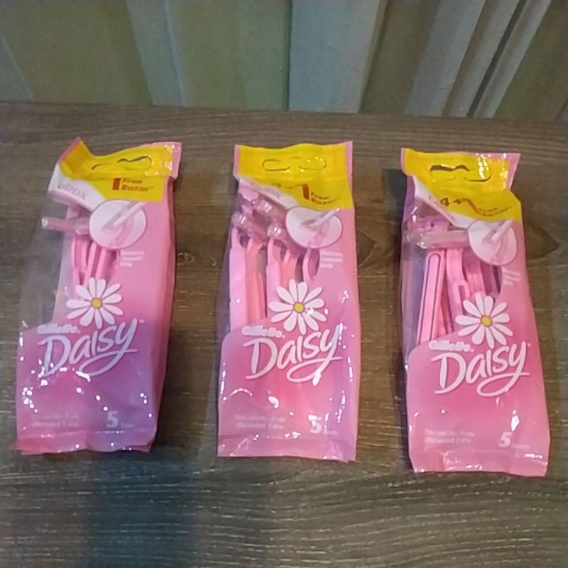 Gillette Daisy alat cukur wanita isi 5 Razor pisau cukur/cukur Gillette Daisy isi 5 /pisau cukur wan