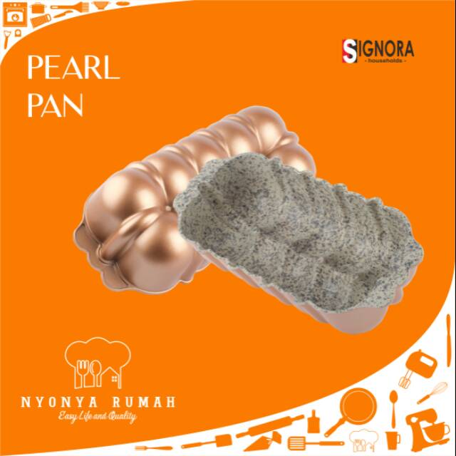 Signora Pearl Pan/Loyang Sultan Signora/Loyang Kue/Loyang Puding