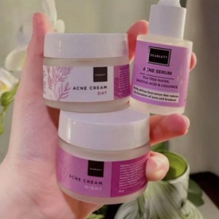 scarlet acne cream day