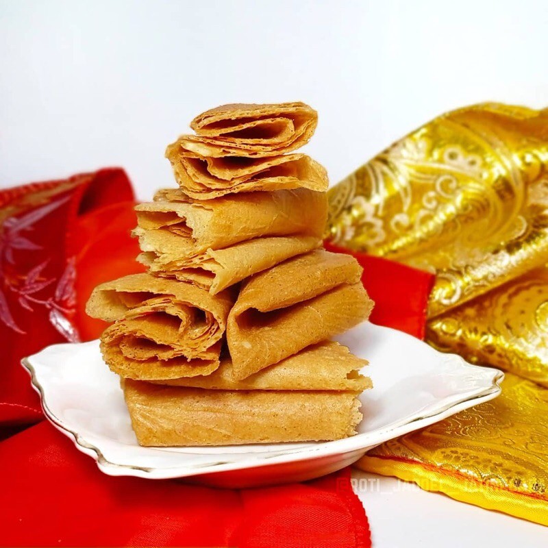 

Kue Semprong Ala Jonggol Renyah Rasa Original Vanila/Cokelat/Durian/Moka