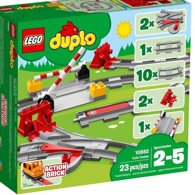 duplo train action bricks