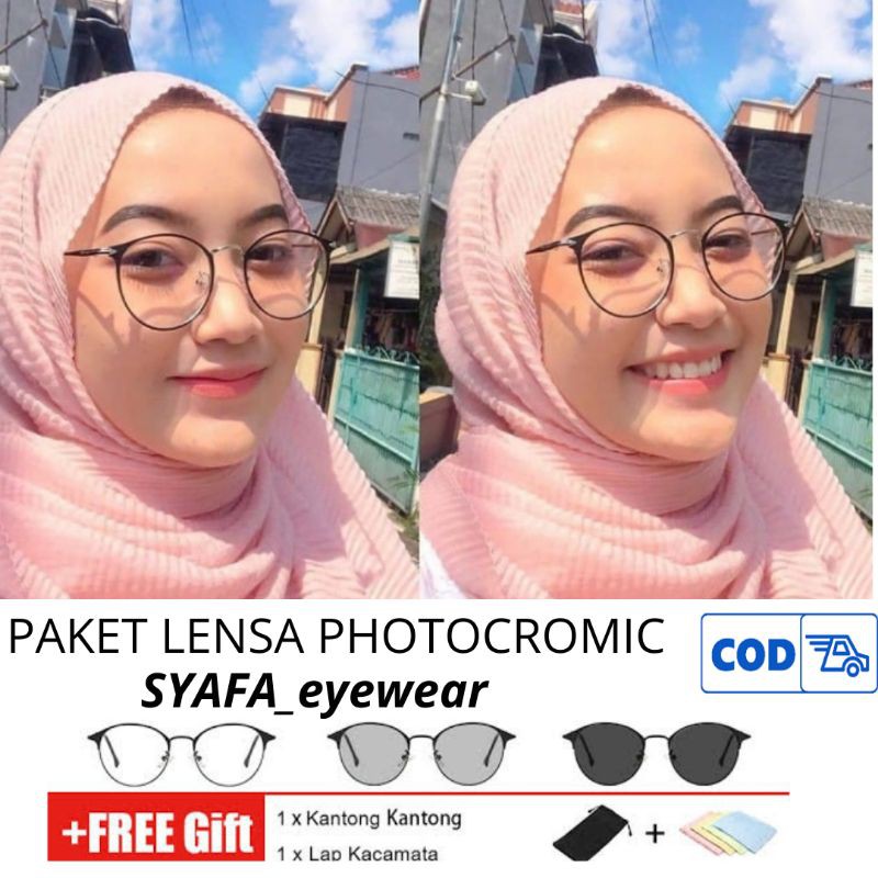 kacamata photocromic wanita terbaru/kacamata photocromic/kacamata
