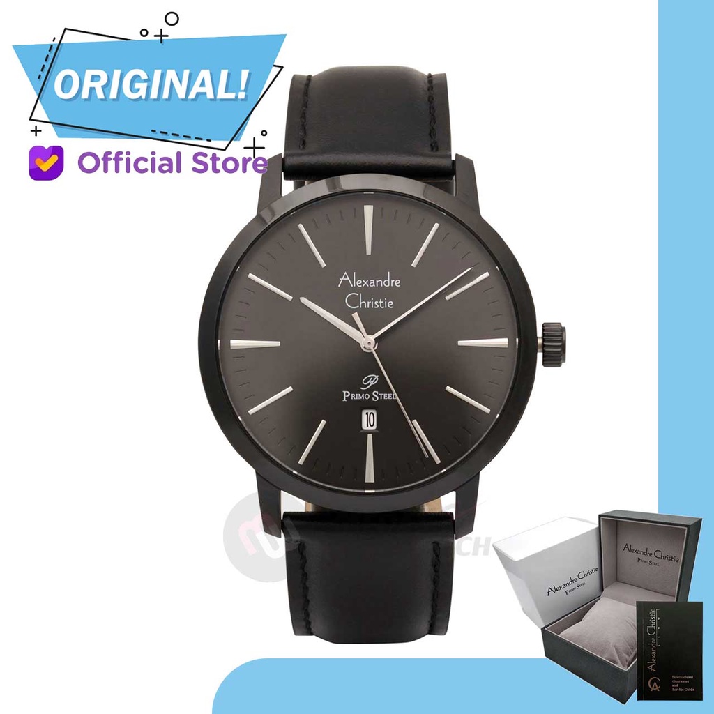 Jam Tangan Pria Analog Alexandre Christie 1028MD AC1028 AC 1028 MD 1028 MDLIPBA Original Garansi Res