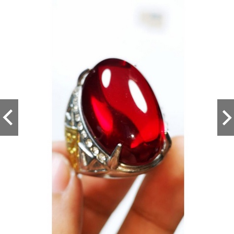 Batu permata ruby siam jumbo