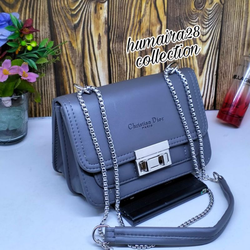 (BISA COD)Tas Selempang Wanita//Fashion Wanita Terbaru//Bordil Garis Kunci Maira Kekinian