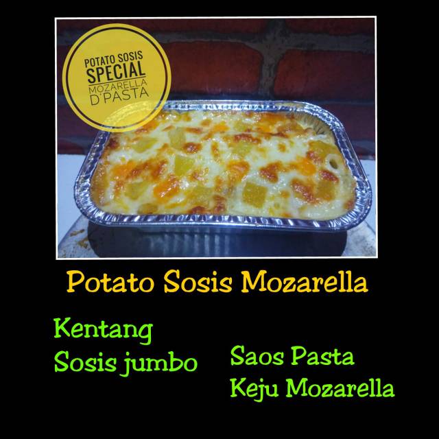 

POTATO SOSIS MOZARELLA UKURAN 8 x13