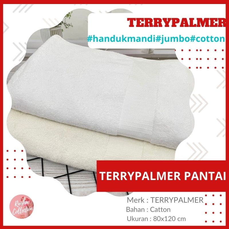 RC Terry Palmer Handuk Mandi 80x150cm / Handuk mandi super jumbo motif polos