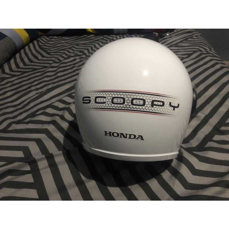 Helm Honda Scoopy Putih TRX-S Original AHM (nego tipis)