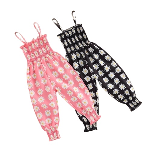 ZASKIYA - Jumpsuit anak Rocca Motif Daisy / Jumpsuit Anak Perempuan  Terbaru