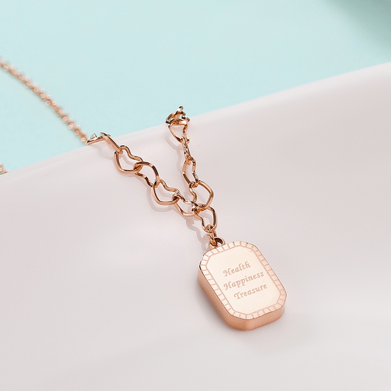 Kalung health happines treasure titanium korea style anti karat