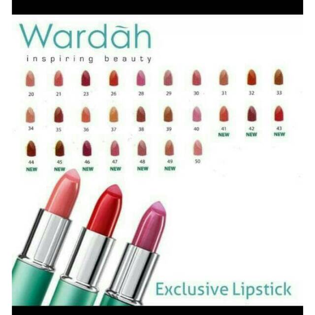 LIPSTIK WARDAH EXCLUSIVE