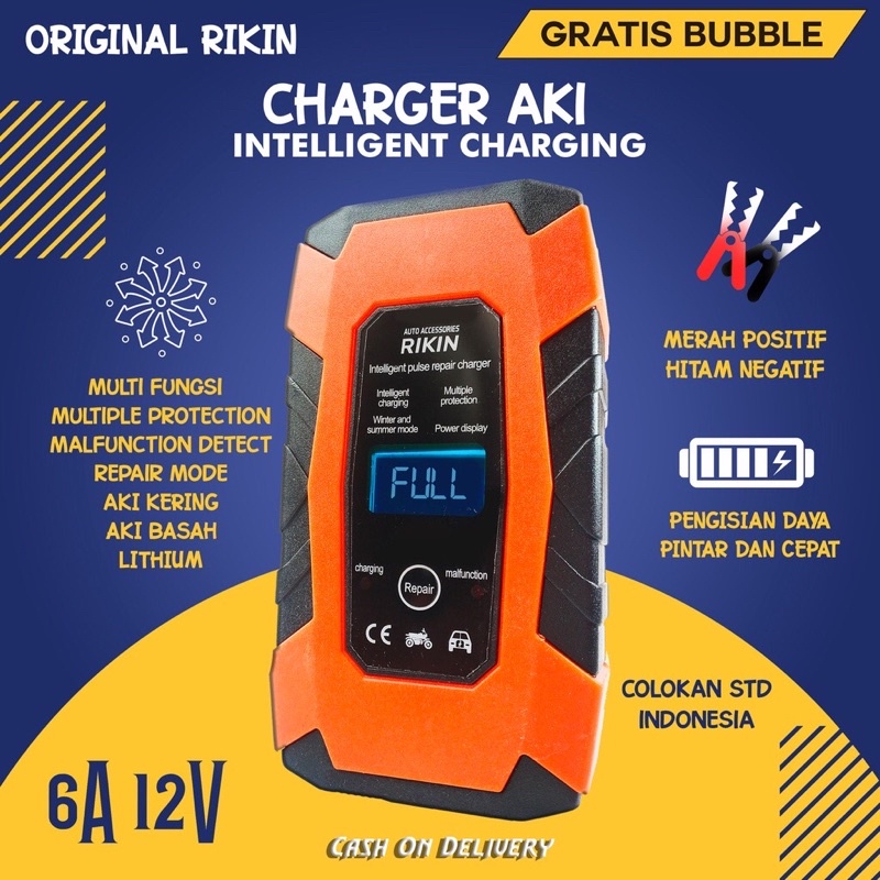 Jual Charger Aki 6A 12V Mobil Carger Aki Mobil Casan Aki Alat Cas Aki