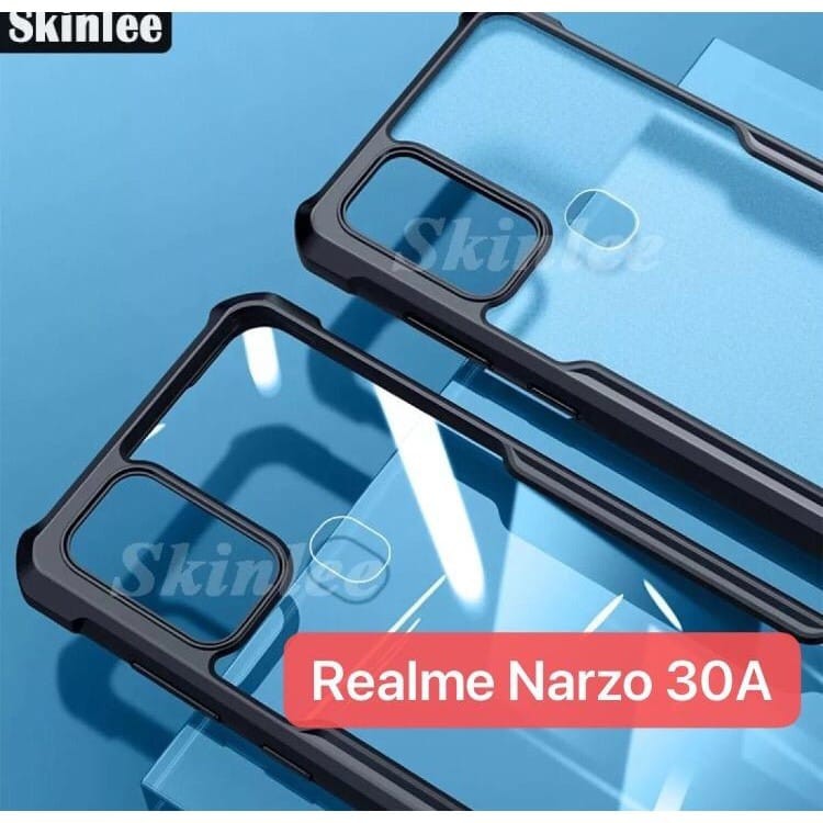 Case Softcase Realme narzo 30a Shockproof Armor Transparan Hardcase Softcase Realme narzo 30a