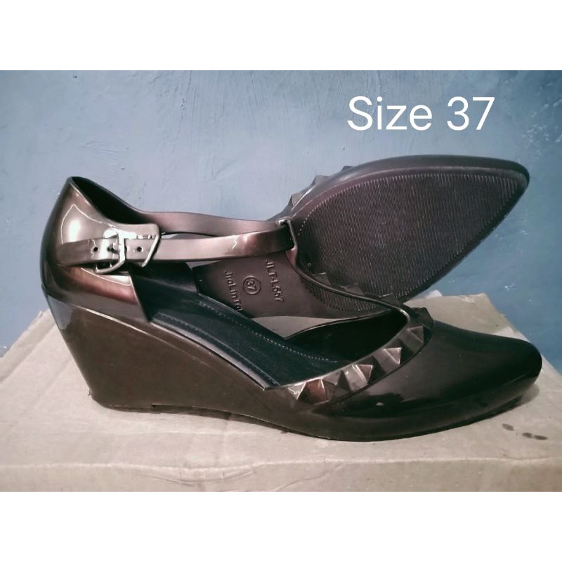 sepatu wanita jelly shoes