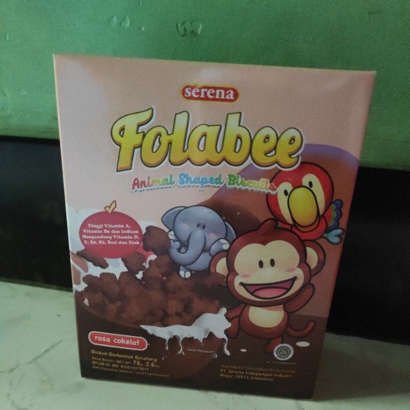 

SERENA FOLABEE ANIMAL SHAPED BISCUITS COKLAT dan ORIGINAL 75G