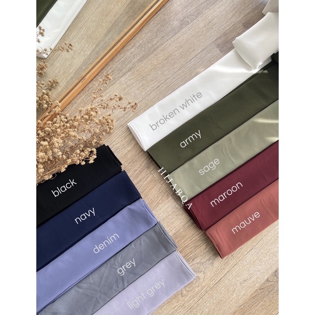 HIJABQA - Pashmina Malay / Pashmina Instan Tali / Hijab Malaysian