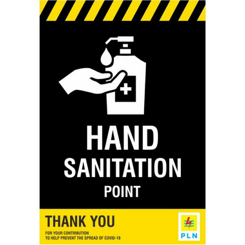 

STIKER CUSTOM HAND SANITIZER POINT 15x23CM