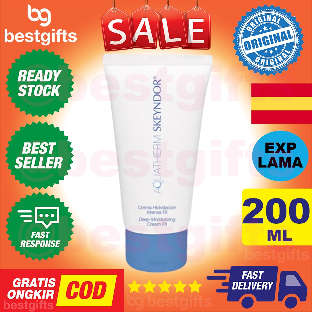 SKEYNDOR AQUATHERM DEEP MOISTURIZING CREAM FII KRIM PELEMBAB KULIT KERING SENSITIF BERMINYAK DEHIDRASI 200 ML