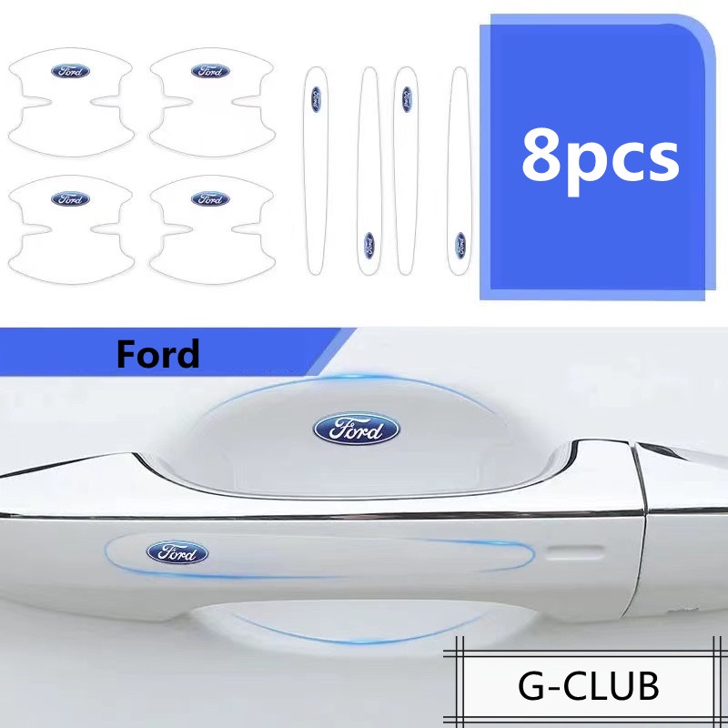 Stiker film Transparan Anti Gores Untuk handle Pintu Mobil