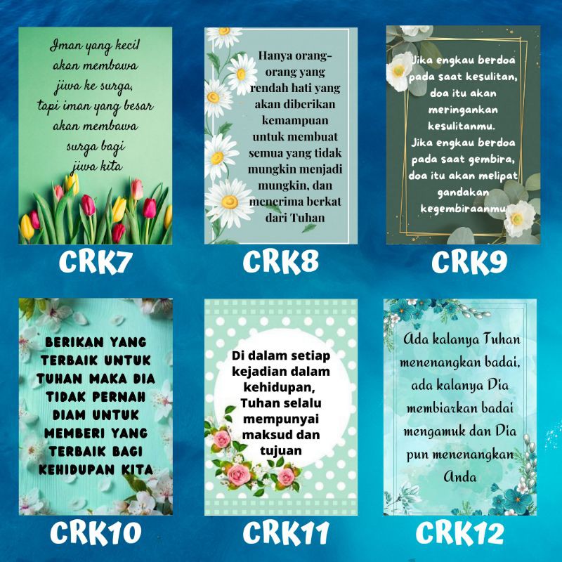 Walldecor Caption Rohani Kristen Shopee Indonesia