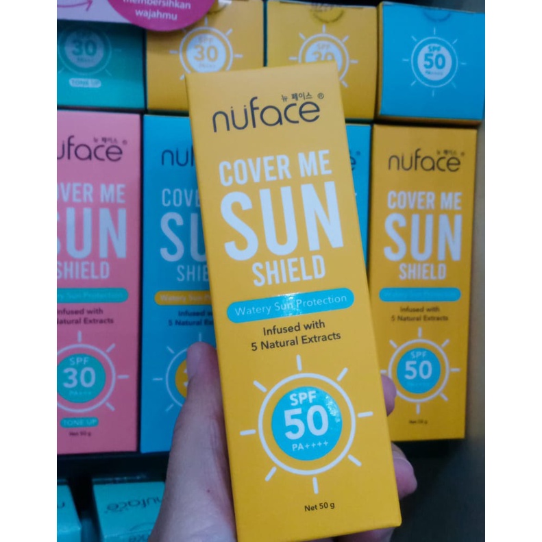 [ HERBORIST ] NUFACE COVER ME SUN SHIELD SPF 50+++ [kuning]