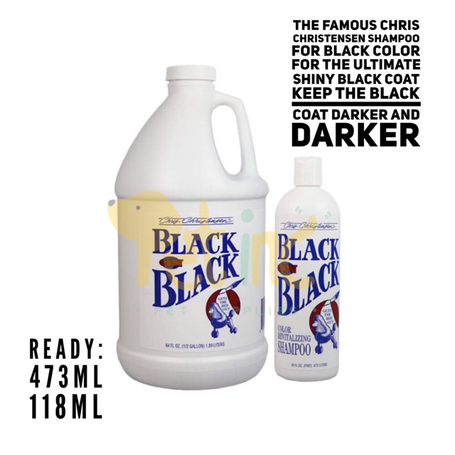 Chris christensen black on black shampoo