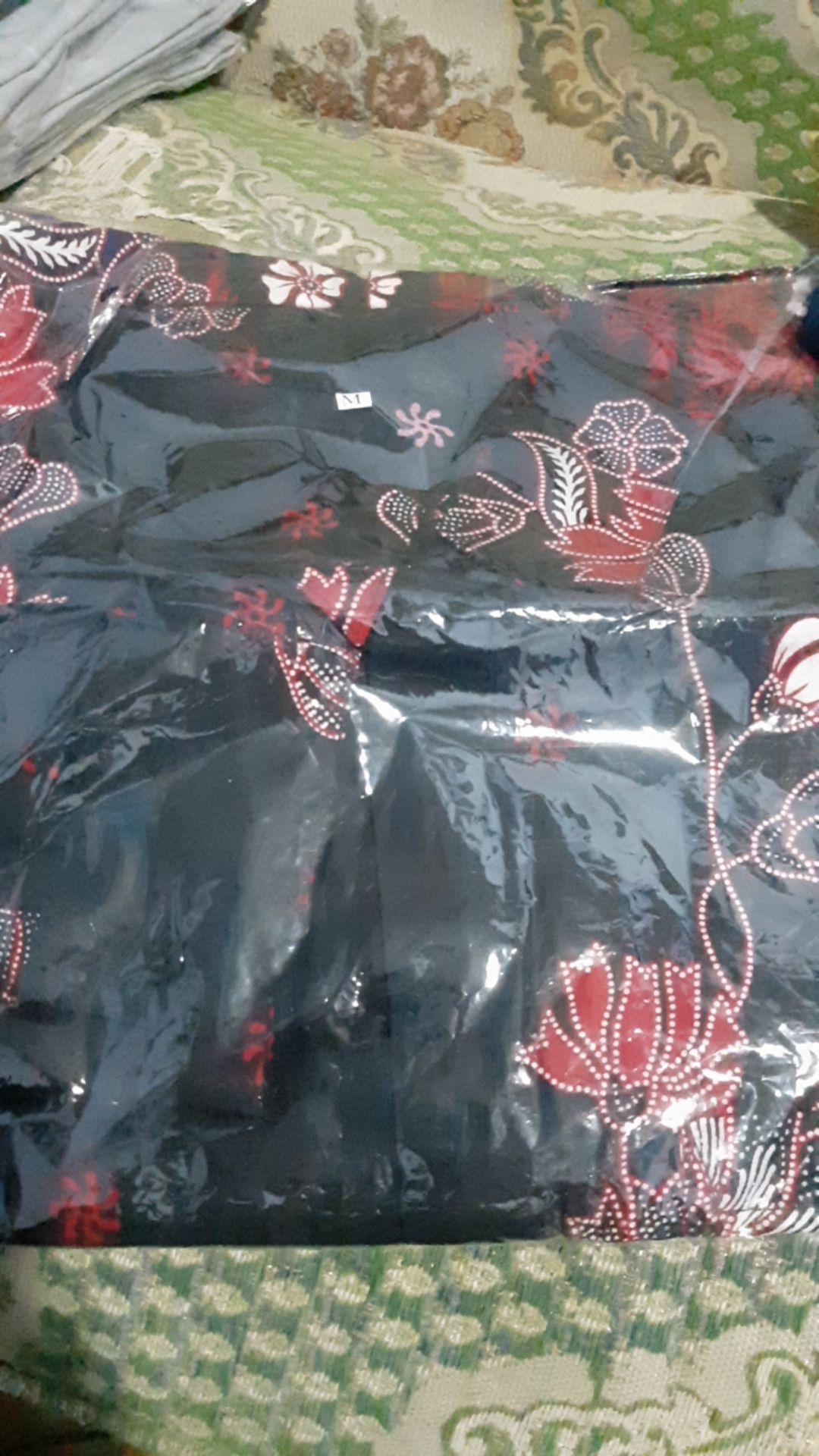 Batik Sarimbitan Maura Couple - Sania Ruffle Batik Couple / Sarimbit Batik Pekalongan / Blus Batik