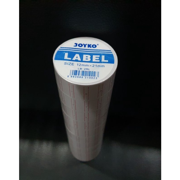 

Kertas Label Harga Joyko 1 Baris LB - 2 RL ( 1 pack = 10 pcs )