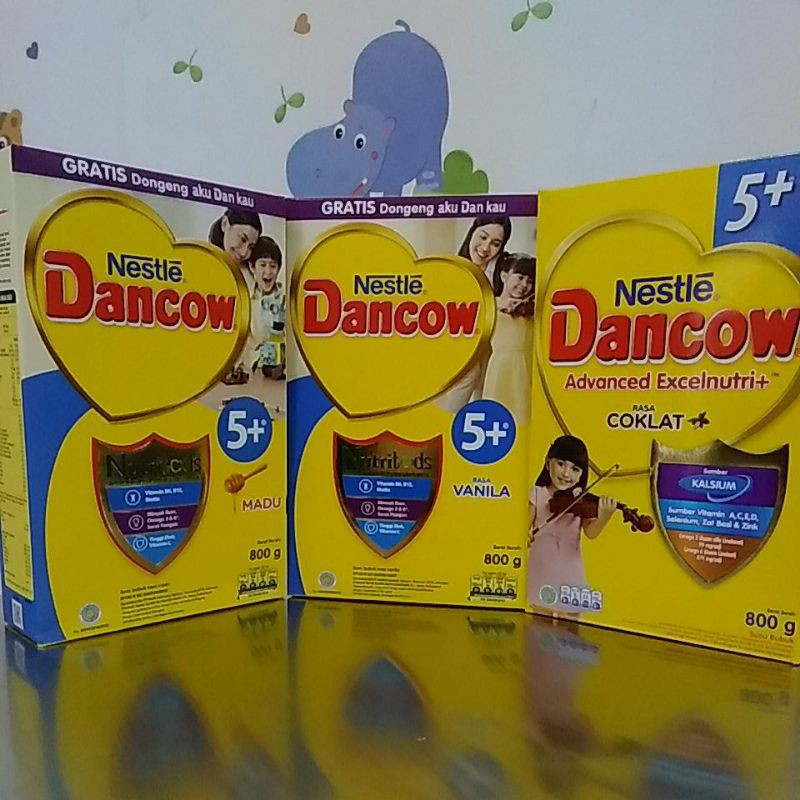 

Dancow 5+ madu/vanila/cokelat 800g