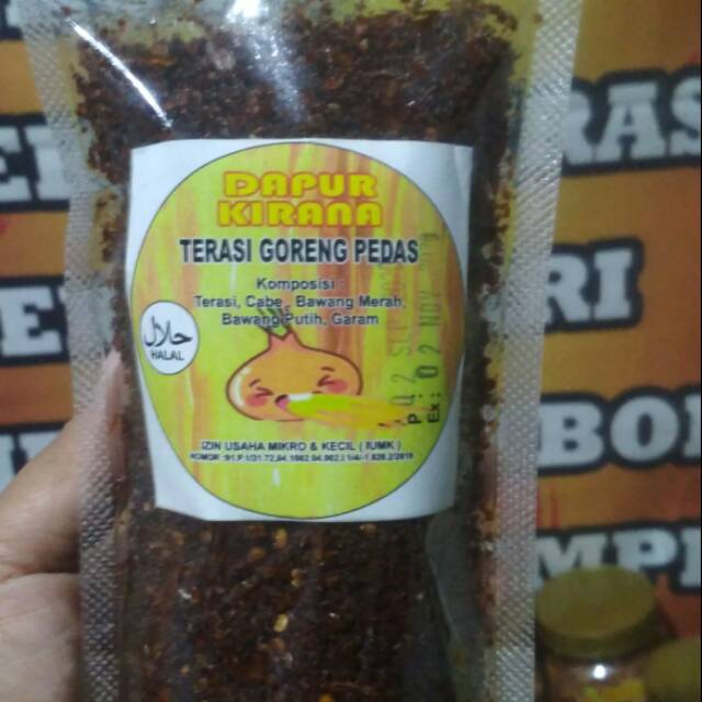 

Terasi goreng pedas