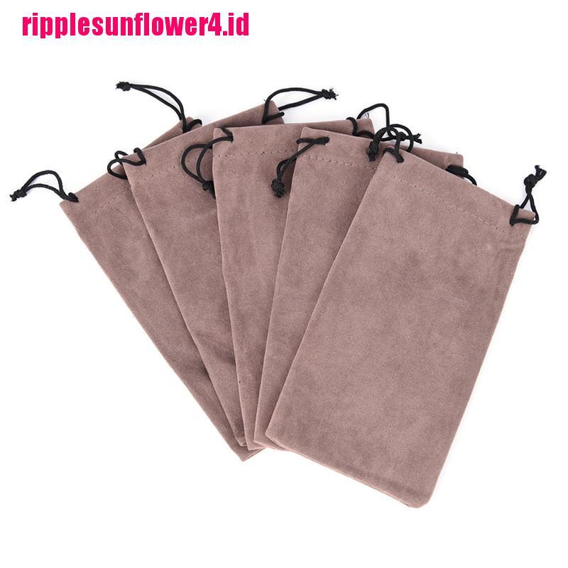 10pcs Pouch Kacamata Bahan Kain Lembut