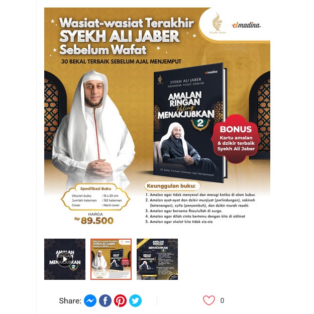 AMALAN RINGAN PALING MENAKJUBKAN 2 WASIAT SYEKH ALI JABER SEBELUM WAFAT - Syekh Ali Jaber dan iskand