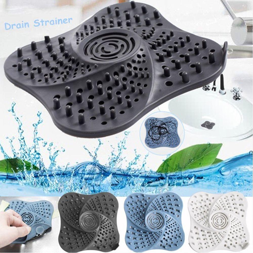 TOP Saringan Wastafel Saluran Pembuangan Rumah &amp; Dapur Silikon Bath Stopper Hair Filter