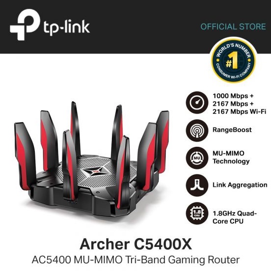 TP-Link Archer C5400X MU-MIMO 5GHz AC5400X Tri-Band Wi-Fi Router